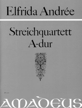 Book cover for String Quartet A major op. posth.