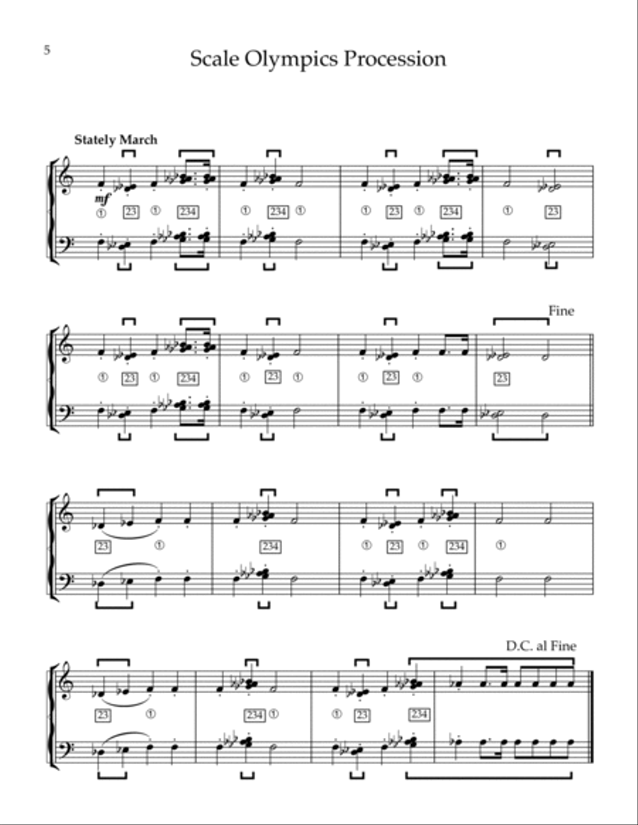 The Scale Training Manual Piano Method scores gallery preview page 6