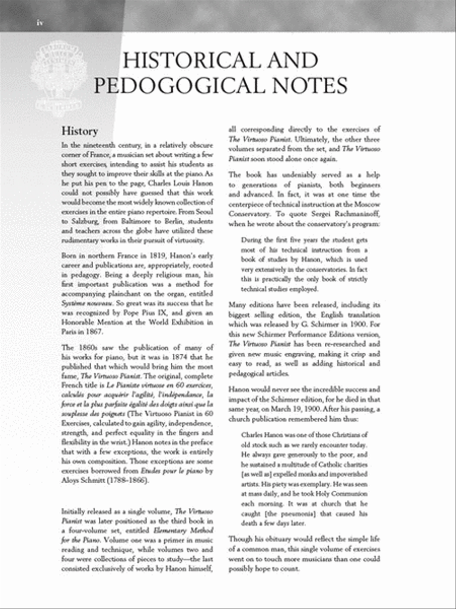 Hanon: The Virtuoso Pianist Complete – New Edition Piano Method scores gallery preview page 4