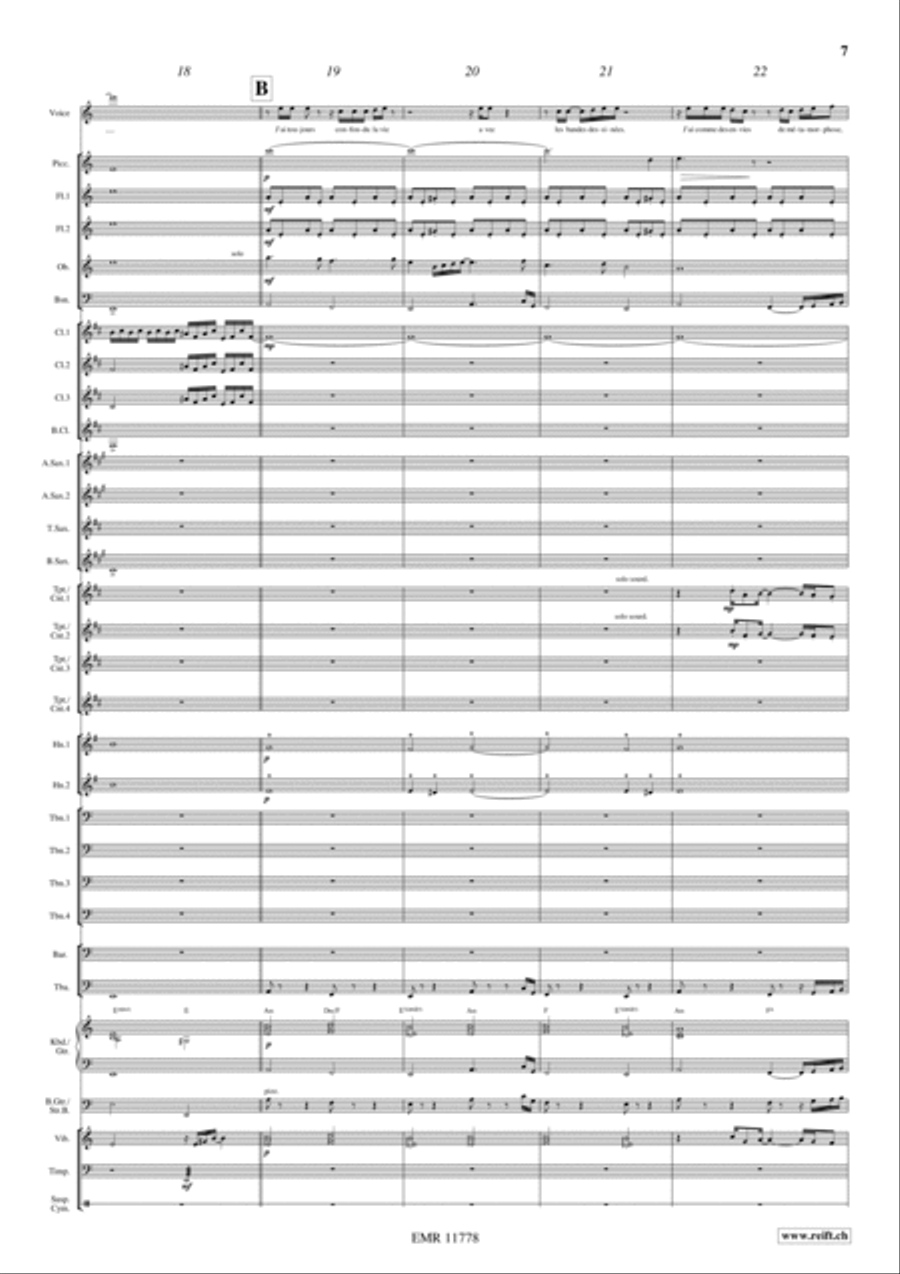 Starmania Concert Band scores gallery preview page 8