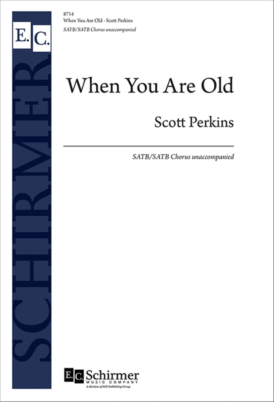When You Are Old 4-Part scores gallery preview page 1
