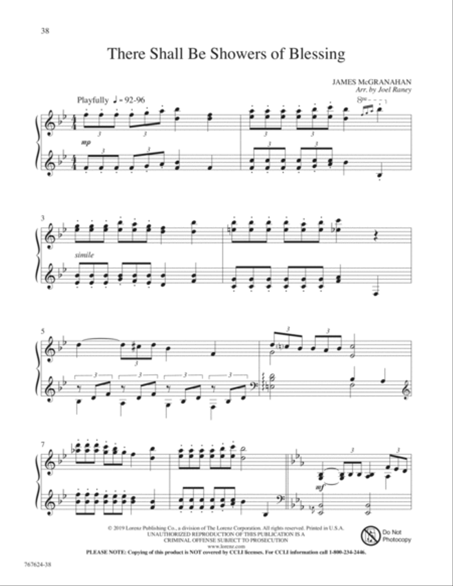 Hymns for a Raney Sunday Piano Solo scores gallery preview page 15