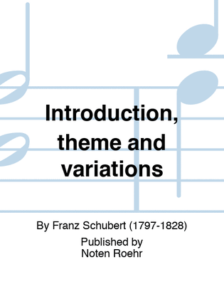 Introduction, theme and variations