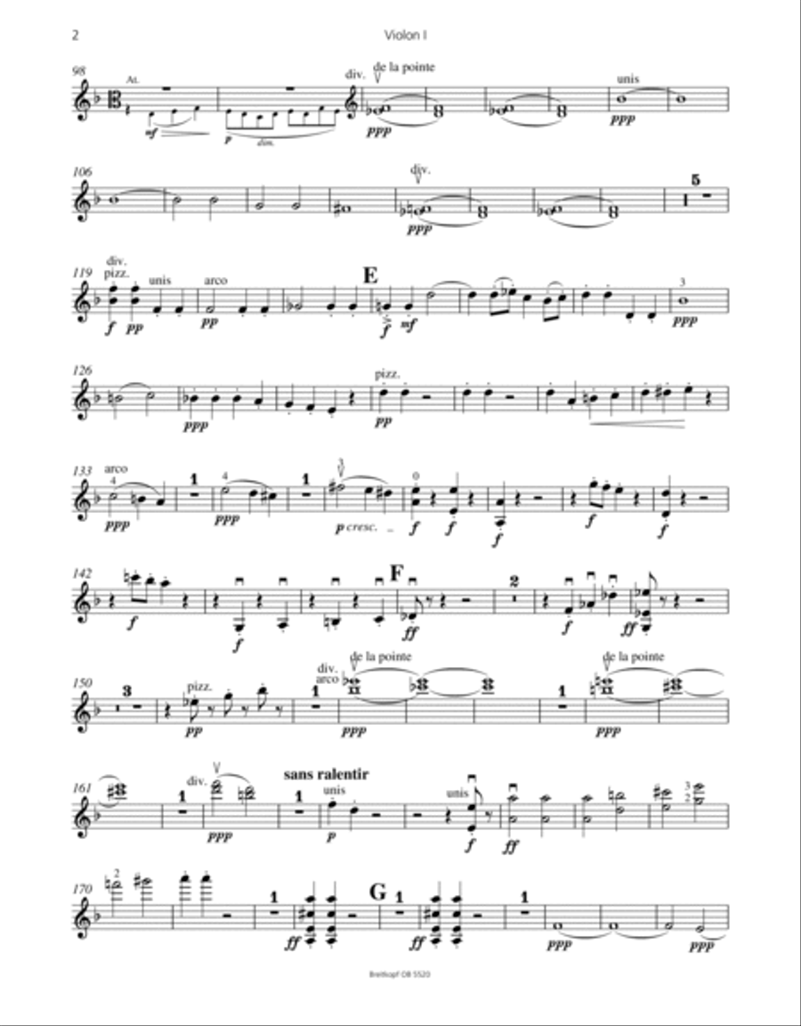 Symphonie espagnole Op. 21 Orchestra scores gallery preview page 3