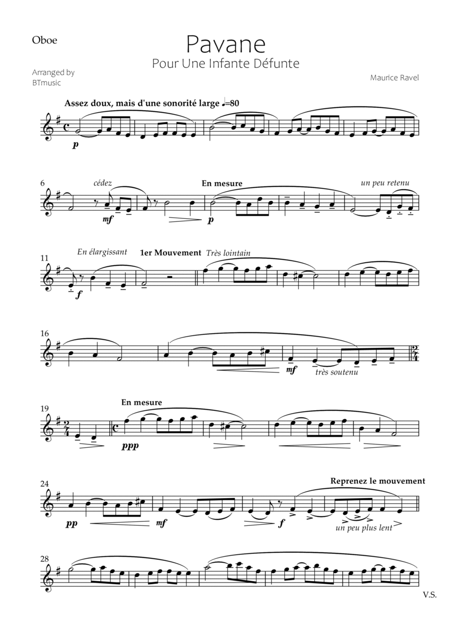 Ravel oboe clearance