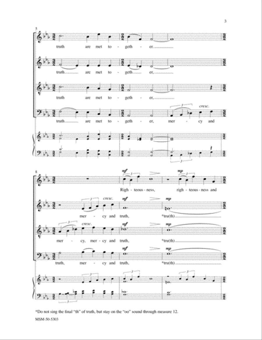 Mercy and Truth Mercy and Truth Divisi scores gallery preview page 3