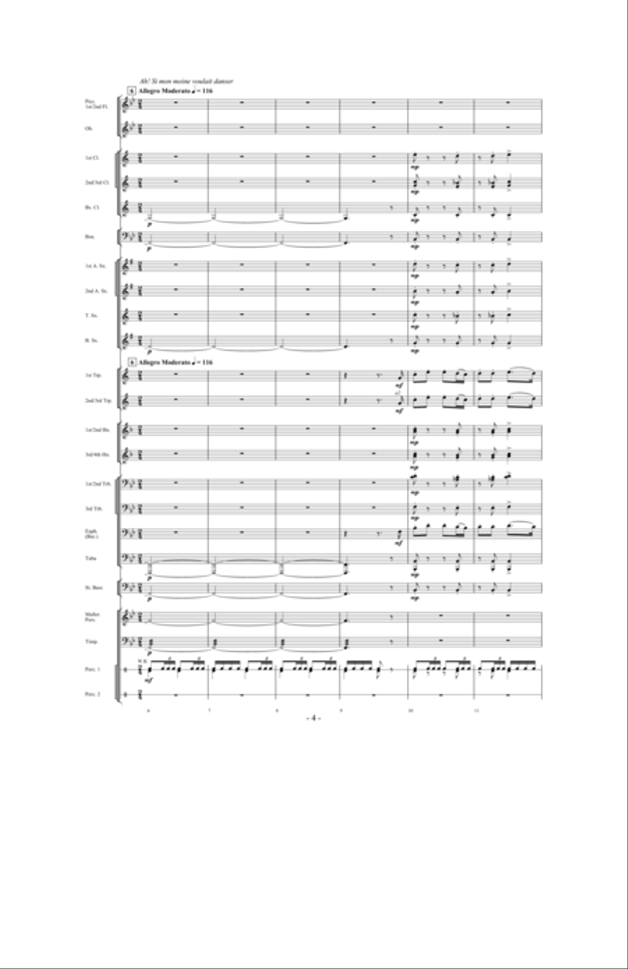 Celebration Folklorique Concert Band scores gallery preview page 3