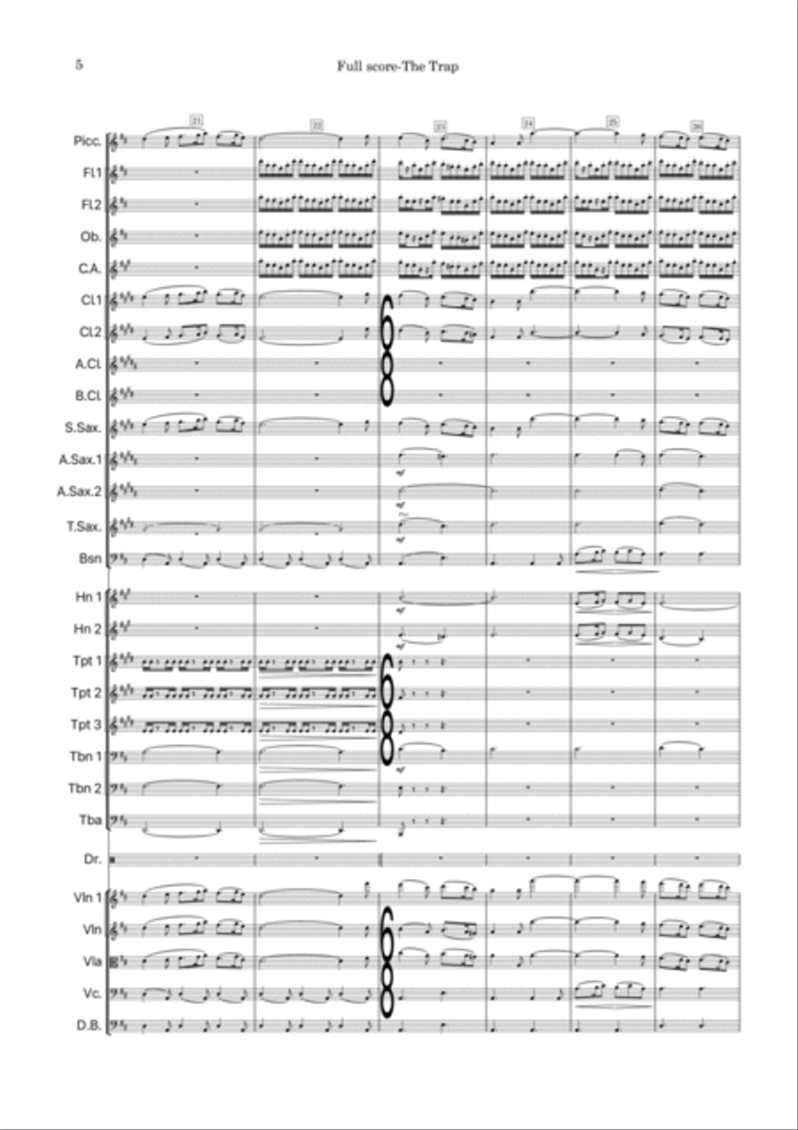 London Marathon Theme Full Orchestra scores gallery preview page 5