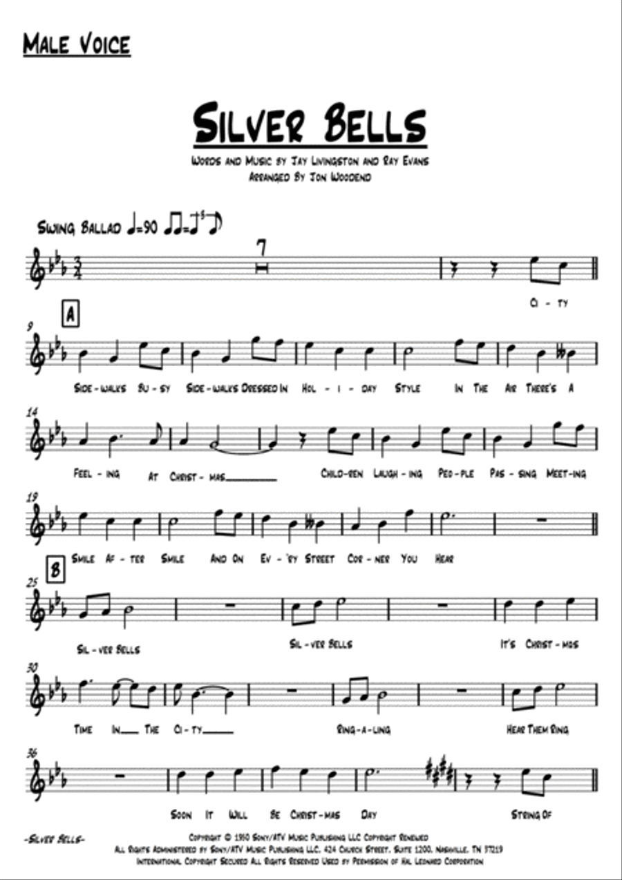 Silver Bells Large Ensemble scores gallery preview page 2