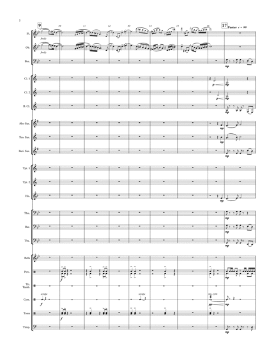 Ancient Egypt - for concert band Concert Band scores gallery preview page 2