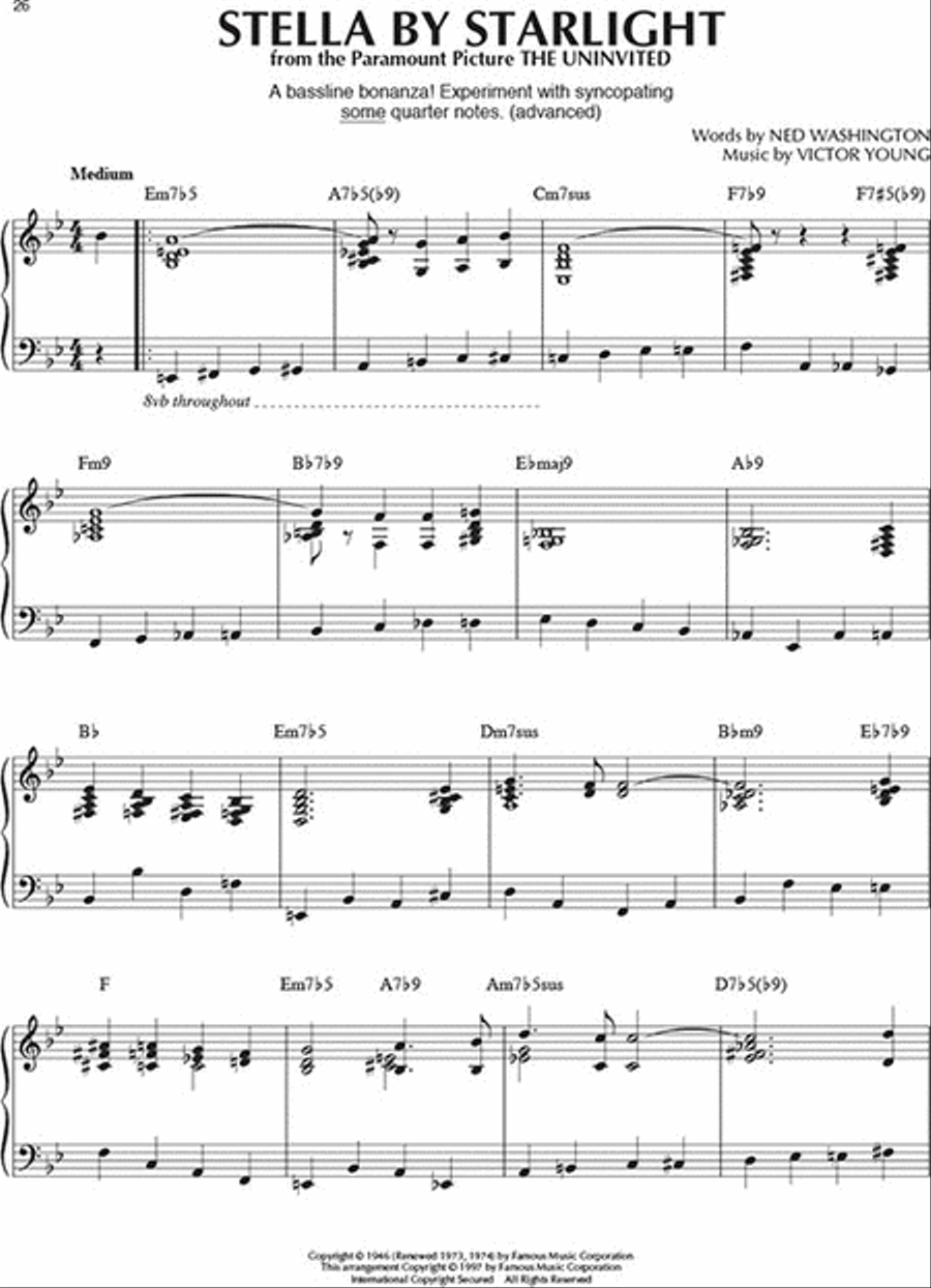 Jazz Standards for Piano