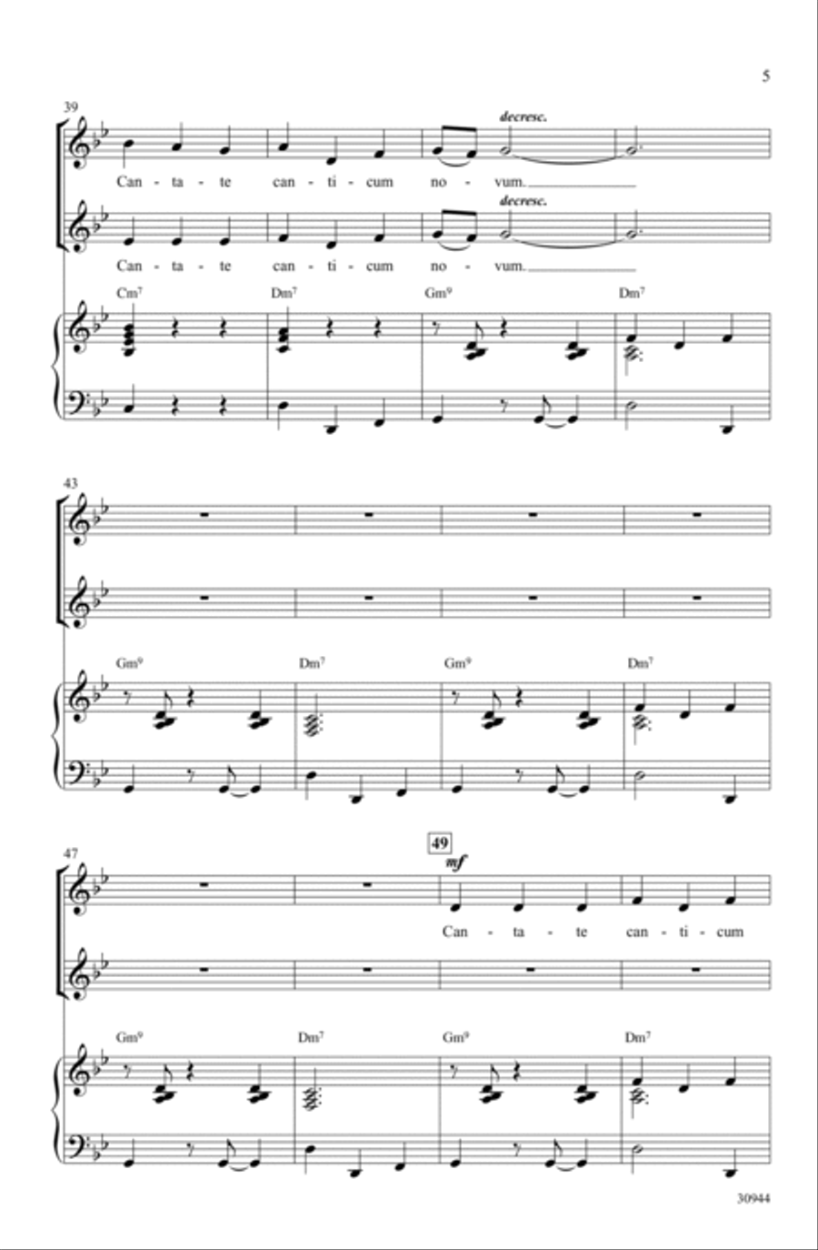 Jazz Cantate 2-Part scores gallery preview page 4