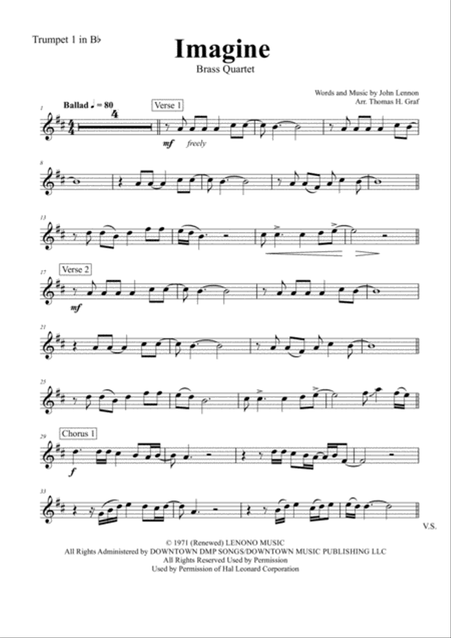 Imagine Euphonium scores gallery preview page 4