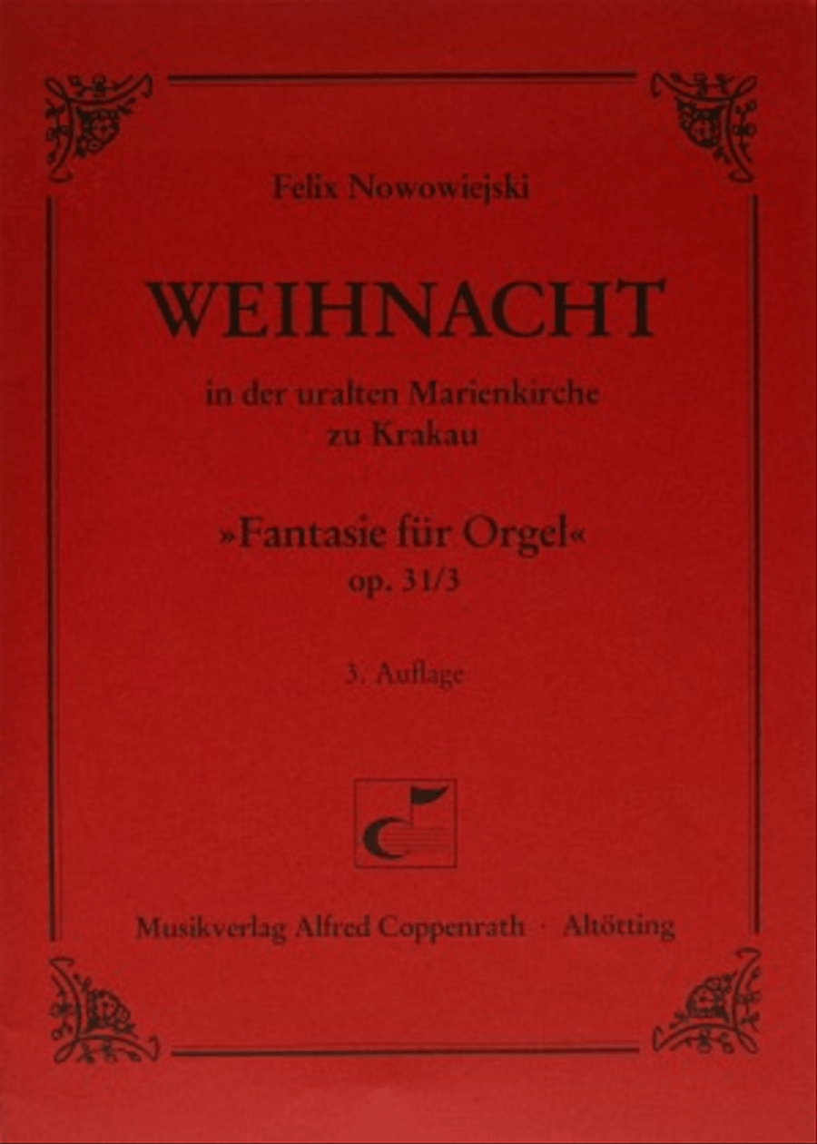 Weihnacht in der uralten Marienkirche zu Krakau Organ scores gallery preview page 1