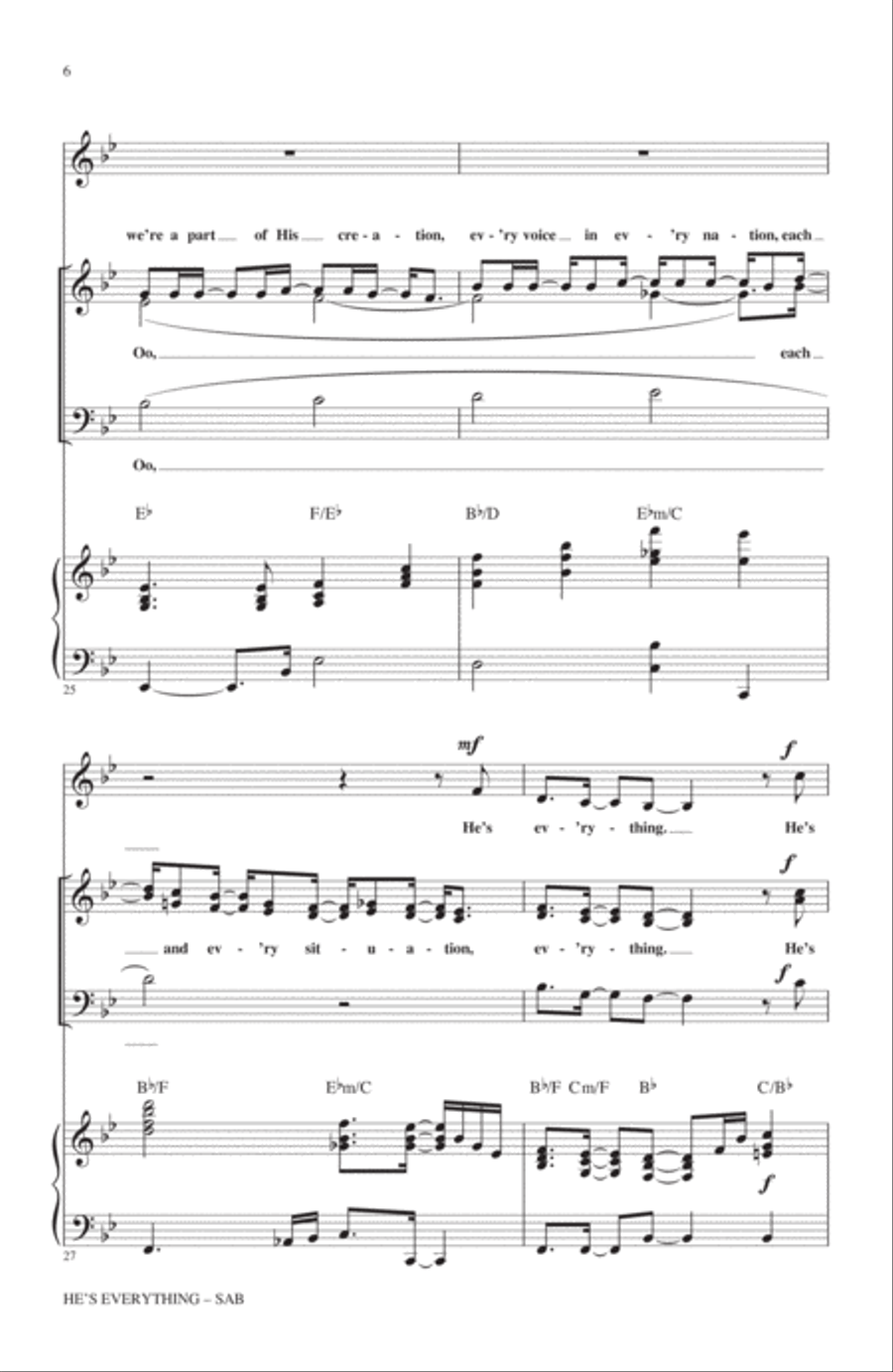 He's Everything He's Everything 3-Part scores gallery preview page 5
