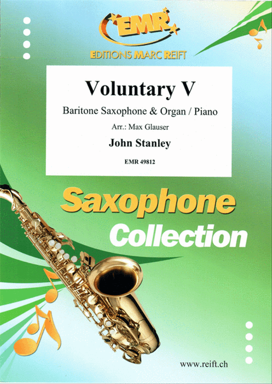 Voluntary V Baritone Saxophone scores gallery preview page 1