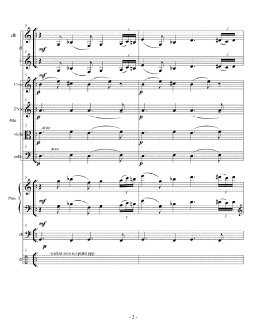 BERCEUSE SICILIENNE Chamber Orchestra scores gallery preview page 3