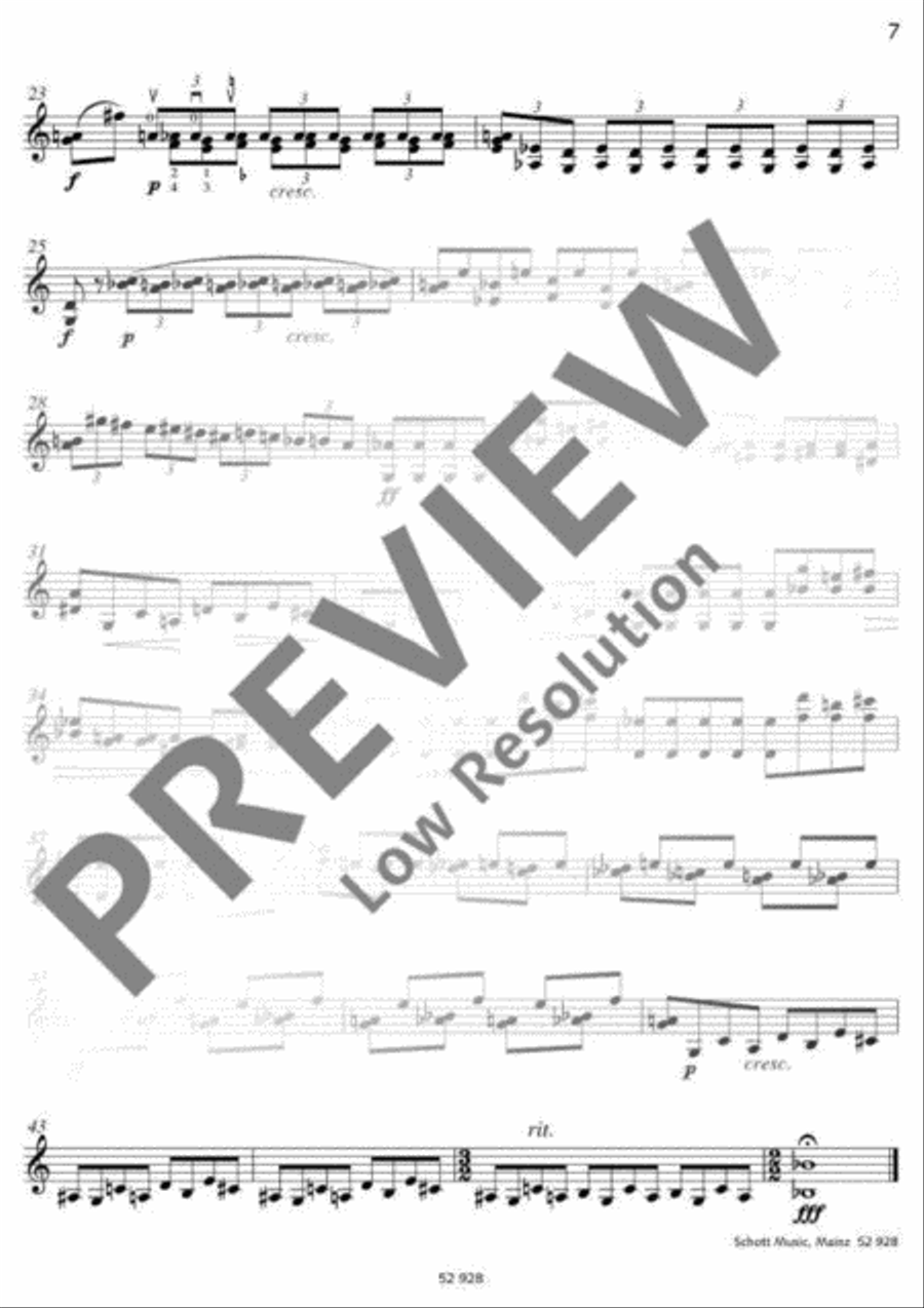 Praeludium Praeludium Violin Solo scores gallery preview page 8