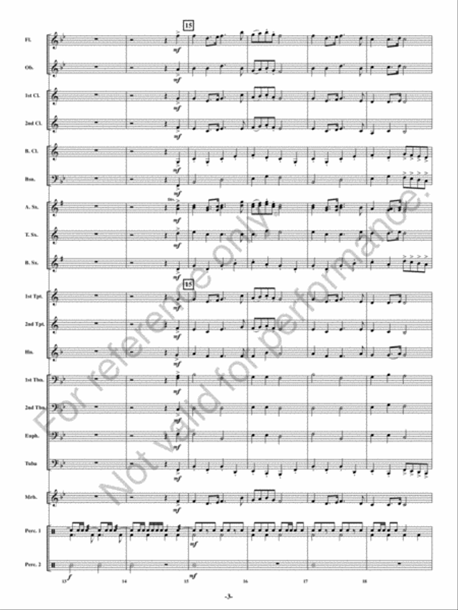 Spirit Of '44 Concert Band scores gallery preview page 4