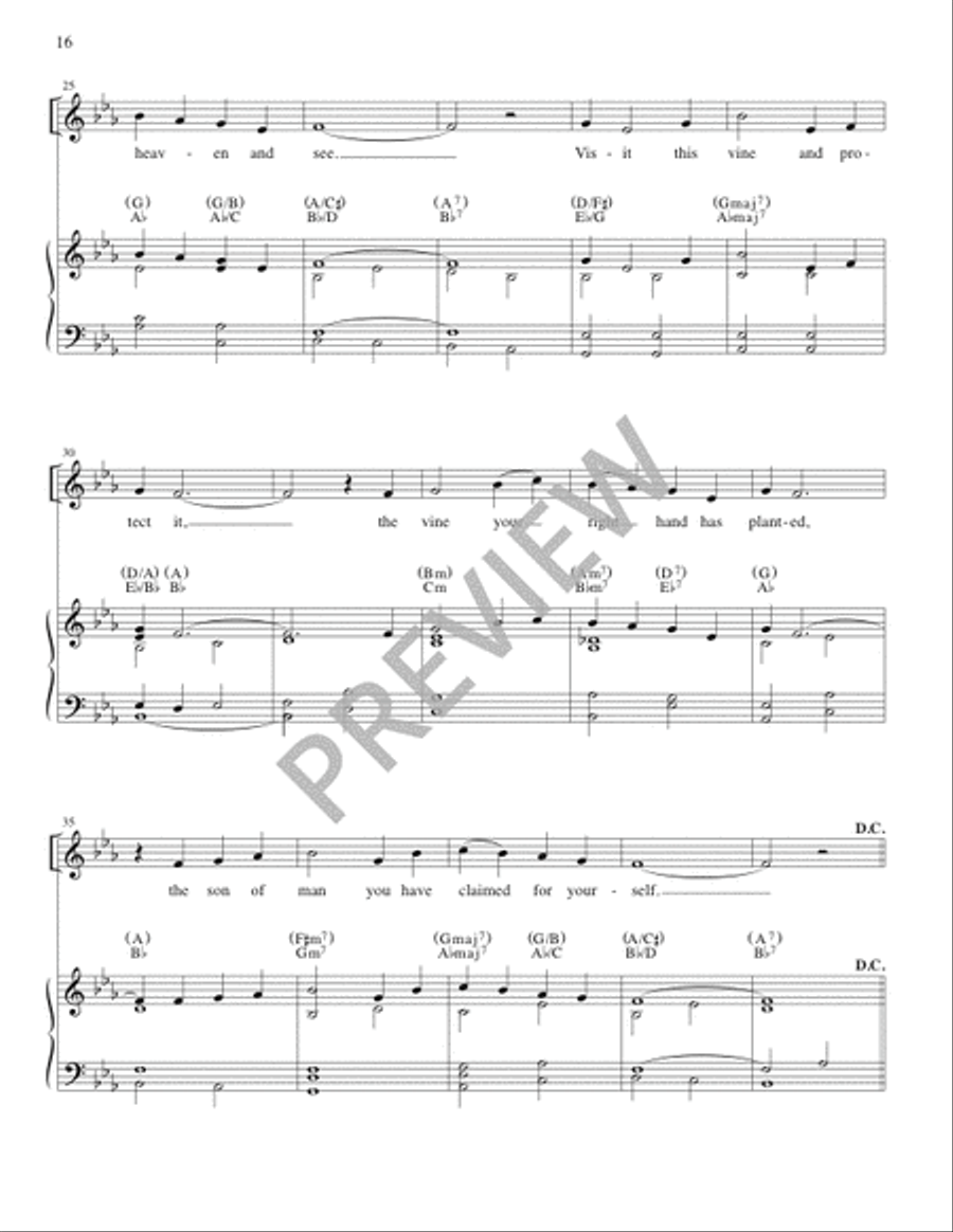 The Lyric Psalter, Year C Piano scores gallery preview page 18