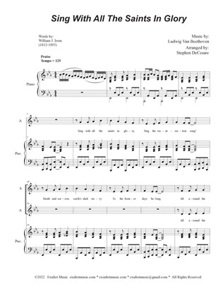 Sing With All The Saints In Glory (Duet for Soprano and Alto solo)