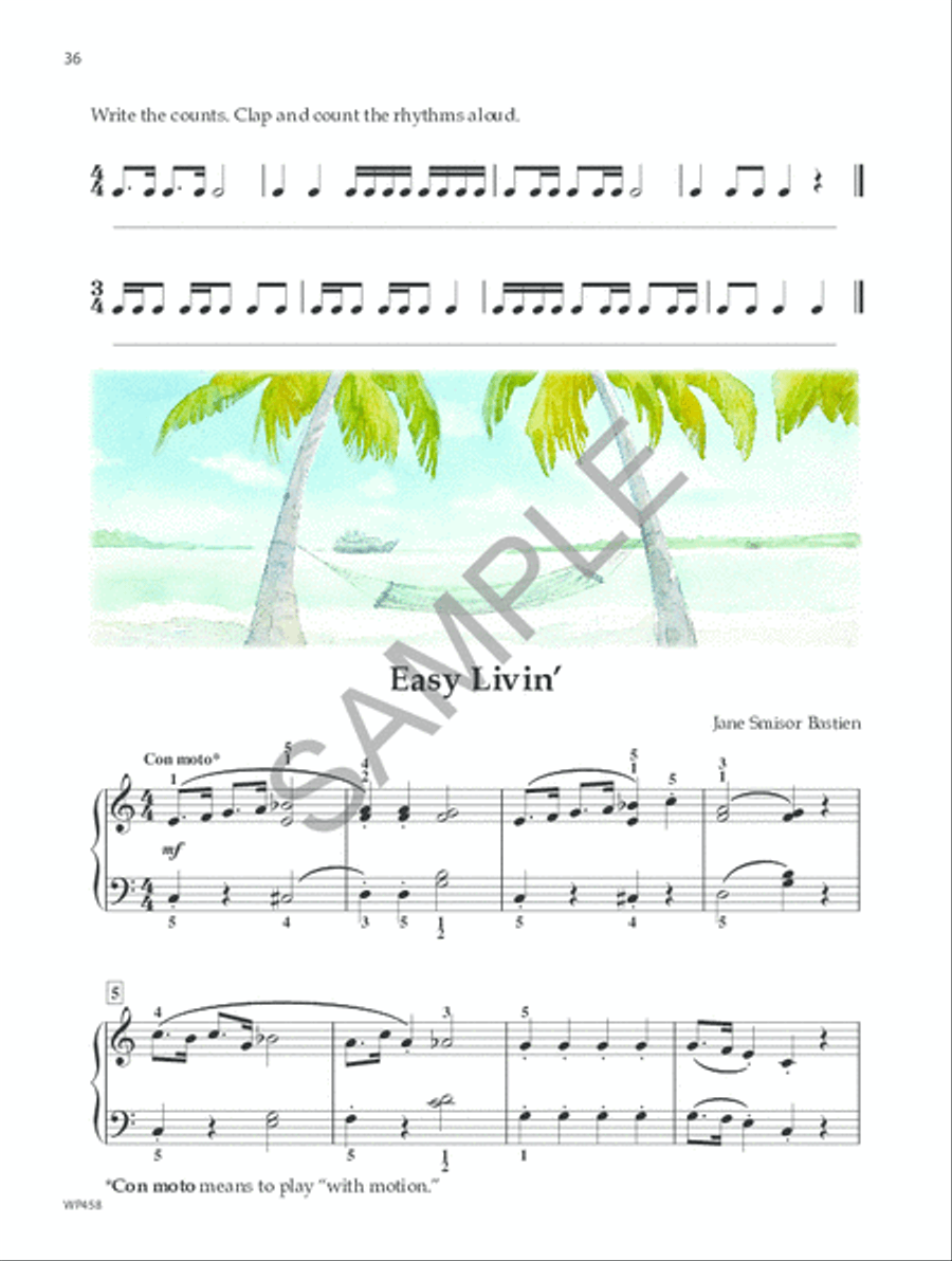 Bastien New Tradition - Level 4A Piano Method scores gallery preview page 2