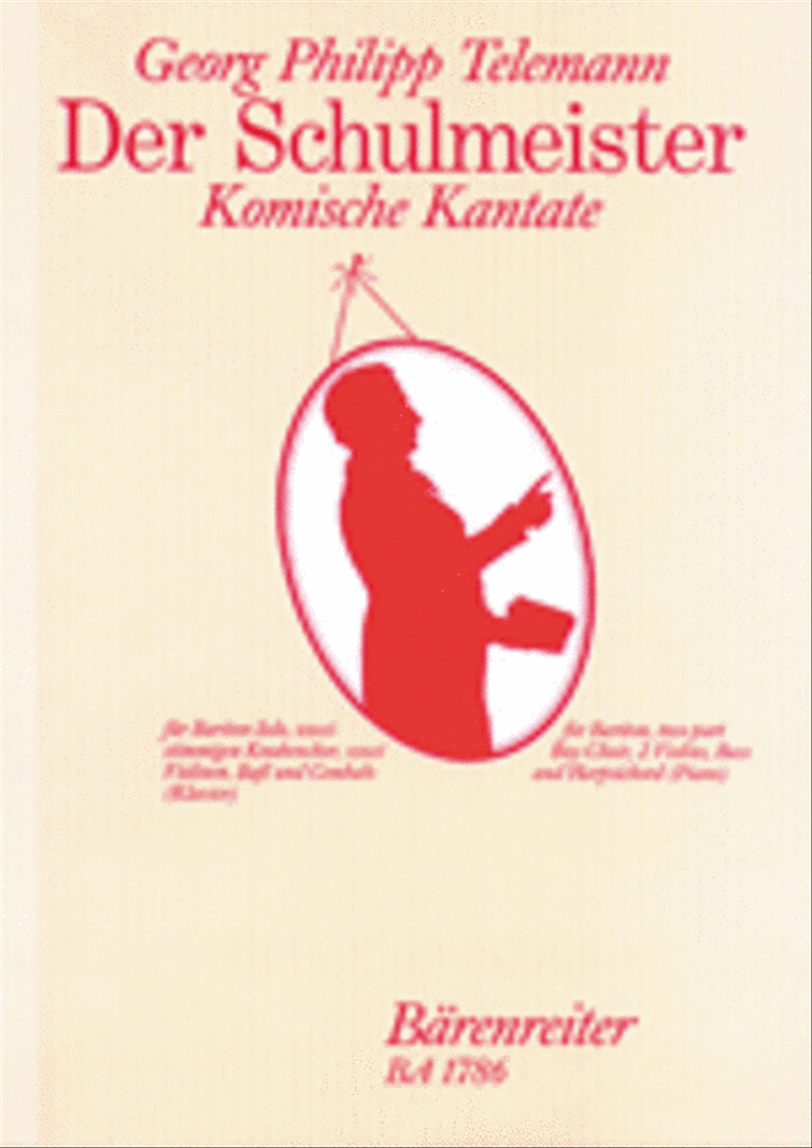 Der Schulmeister by Georg Philipp Telemann Violin - Sheet Music