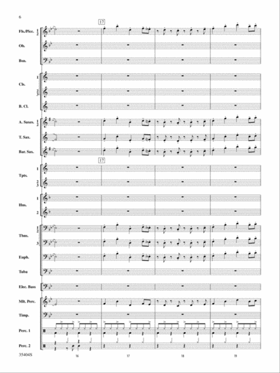 Maynard Madness: Score Maynard Madness: Score Concert Band scores gallery preview page 6