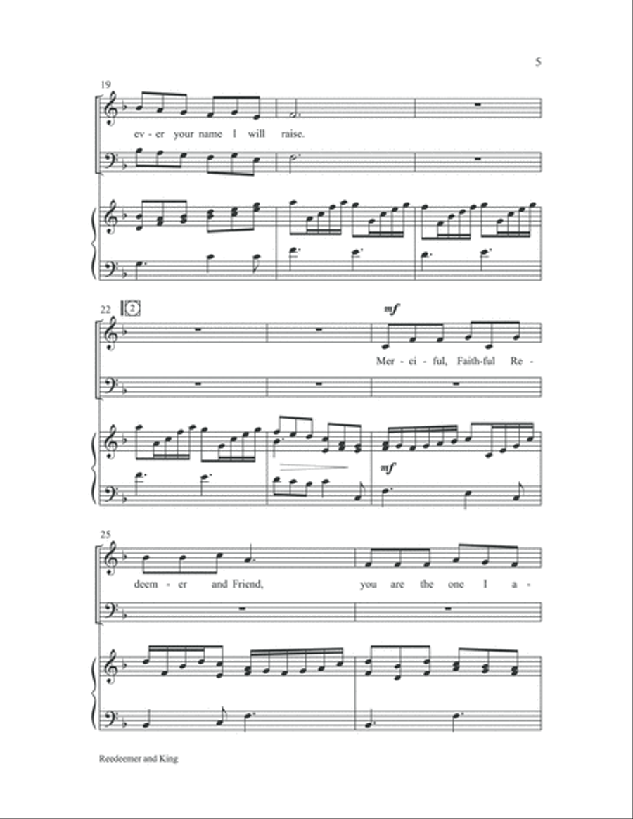 Redeemer and King Choir scores gallery preview page 4