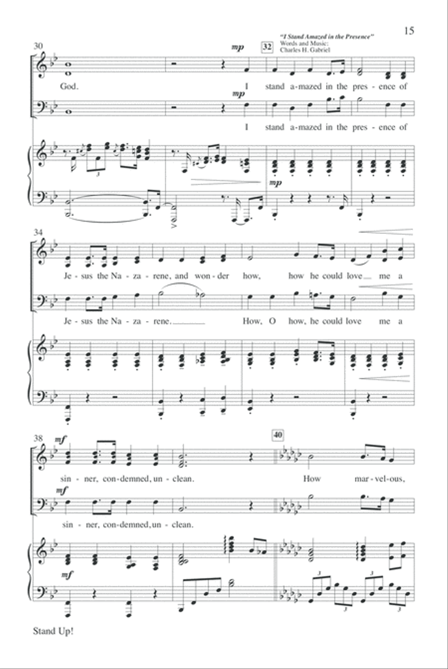 Gospel Great 3-Part scores gallery preview page 17