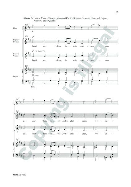 Now We Join in Celebration (Choral Score) image number null
