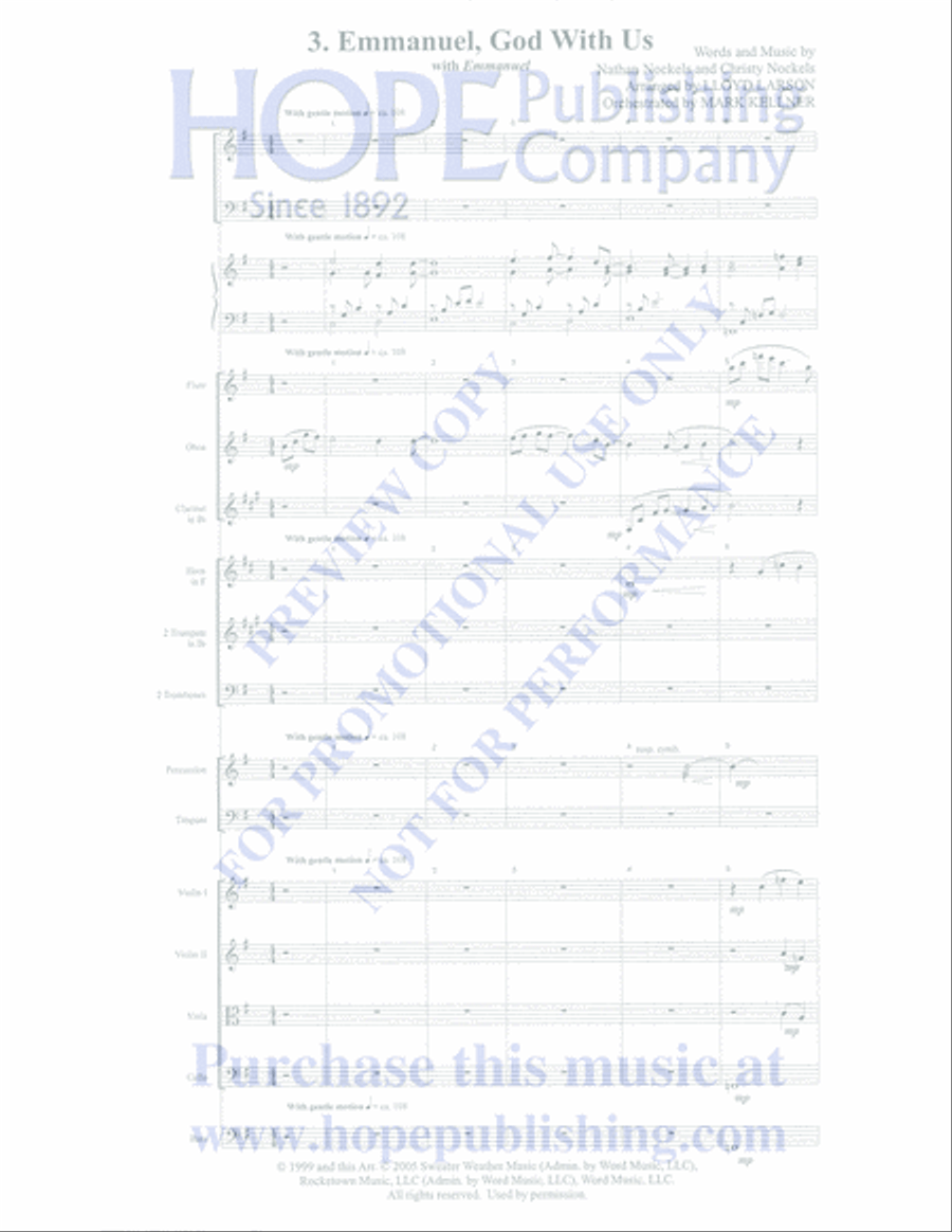 Emmanuel Emmanuel Orchestra scores gallery preview page 34