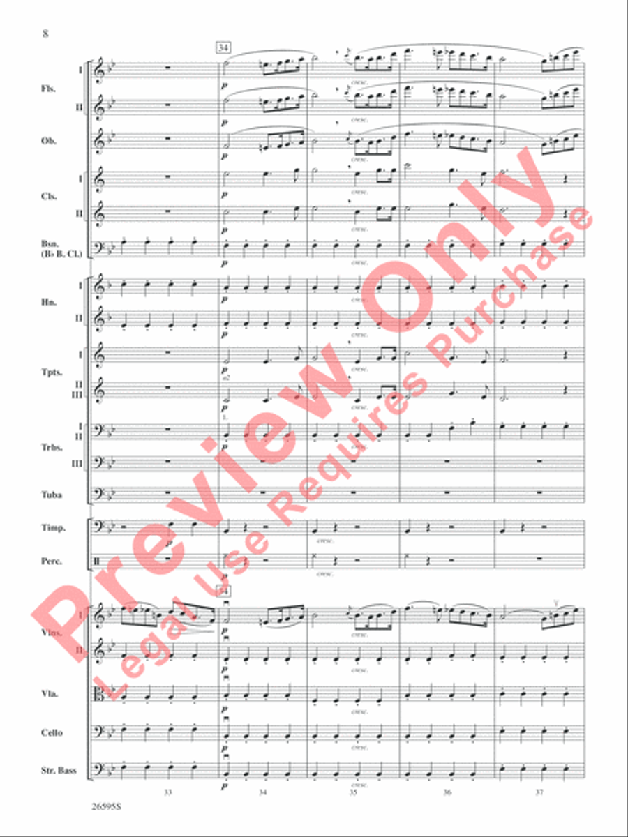 Grand March from Tannhäuser Full Orchestra scores gallery preview page 9