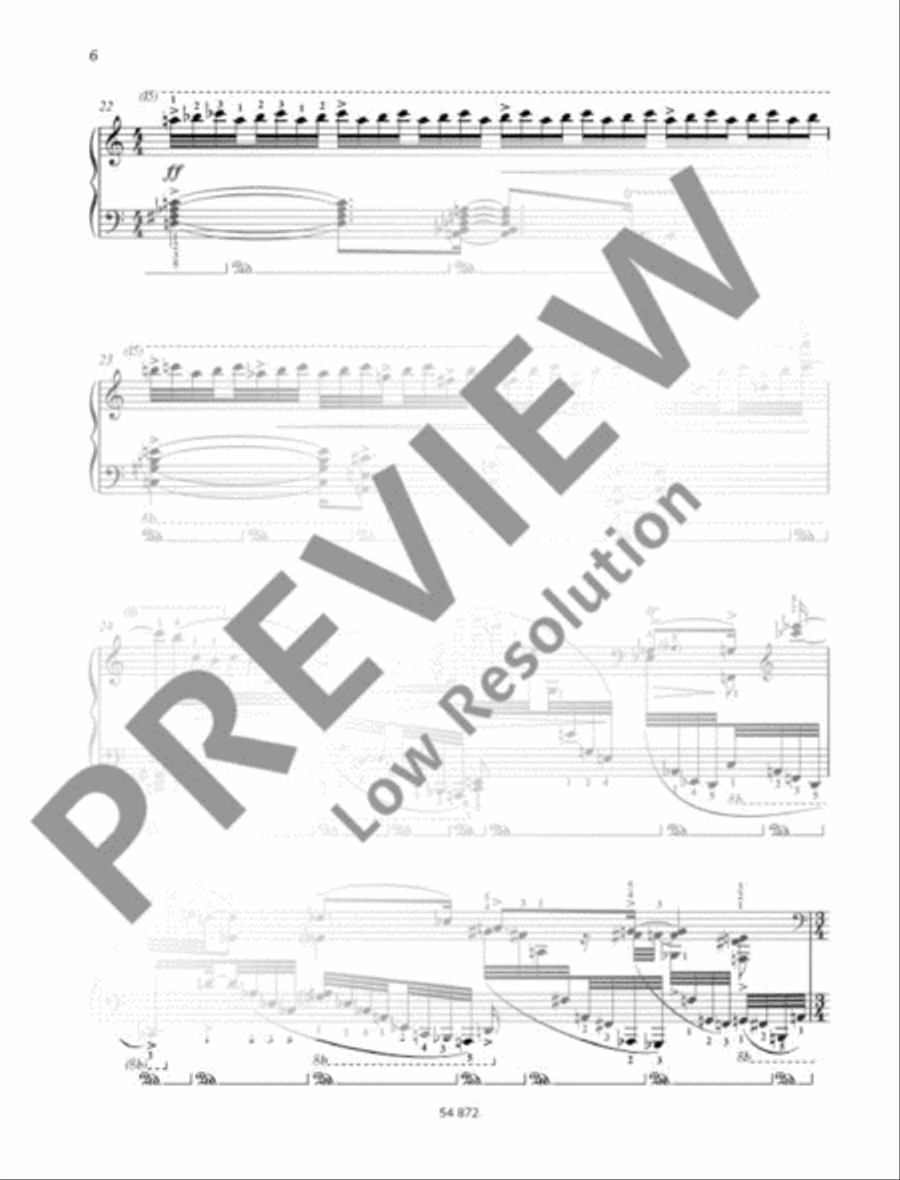 Étude Étude Piano Solo scores gallery preview page 7