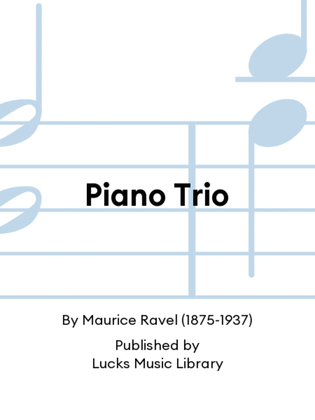 Book cover for Piano Trio