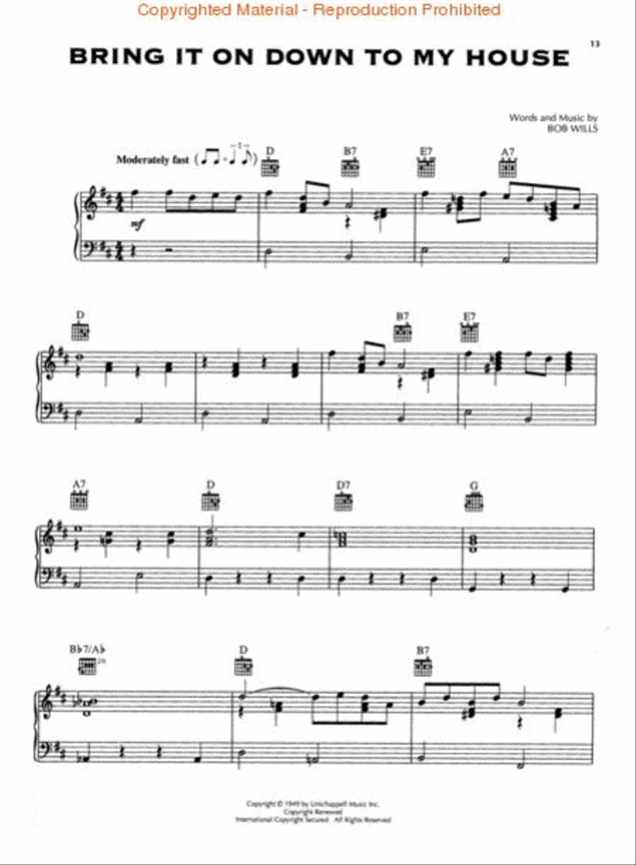 King Of Western Swing King Of Western Swing Piano, Vocal, Guitar scores gallery preview page 2
