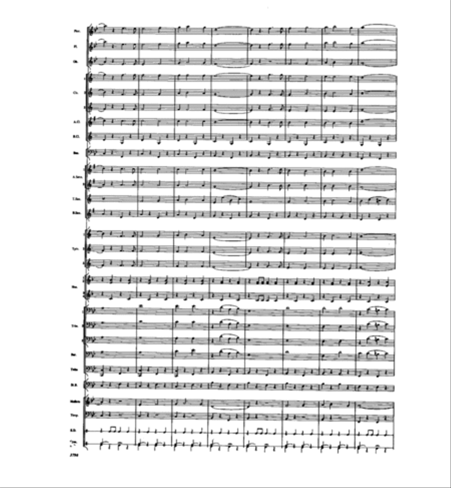 <br>Sheet music extract
