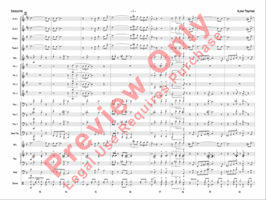 Alone Together Jazz Ensemble scores gallery preview page 8