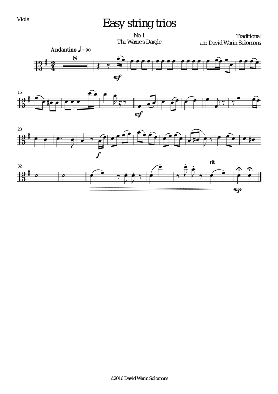 15 easy string trios String Trio scores gallery preview page 4