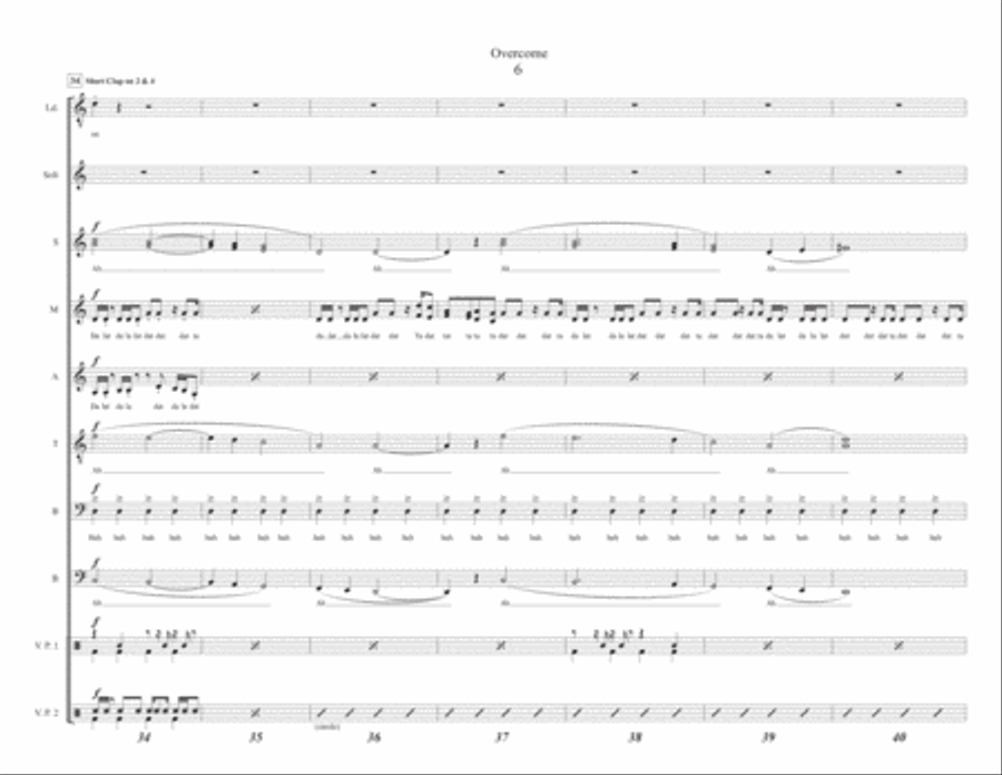 Overcome 4-Part scores gallery preview page 6