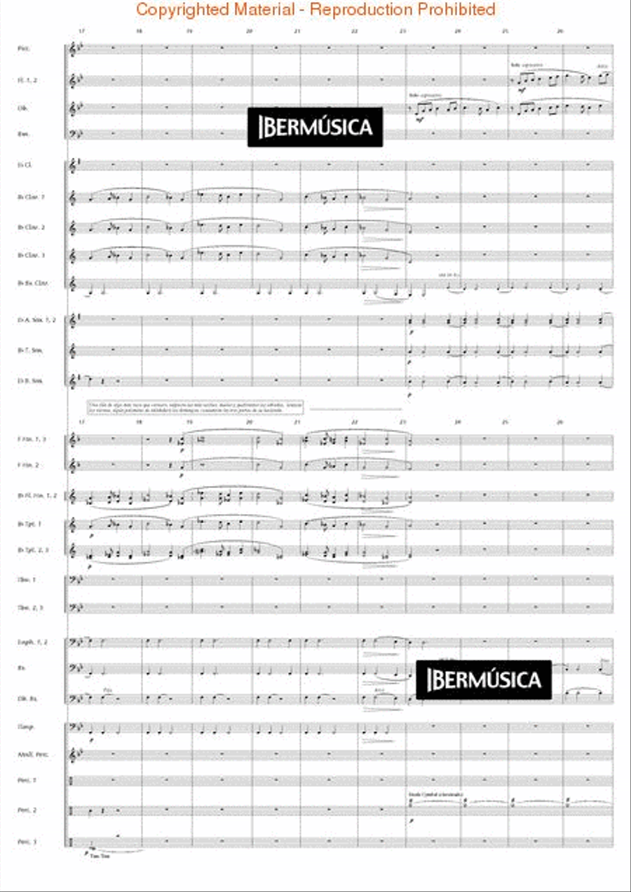 El Quijote Concert Band scores gallery preview page 4
