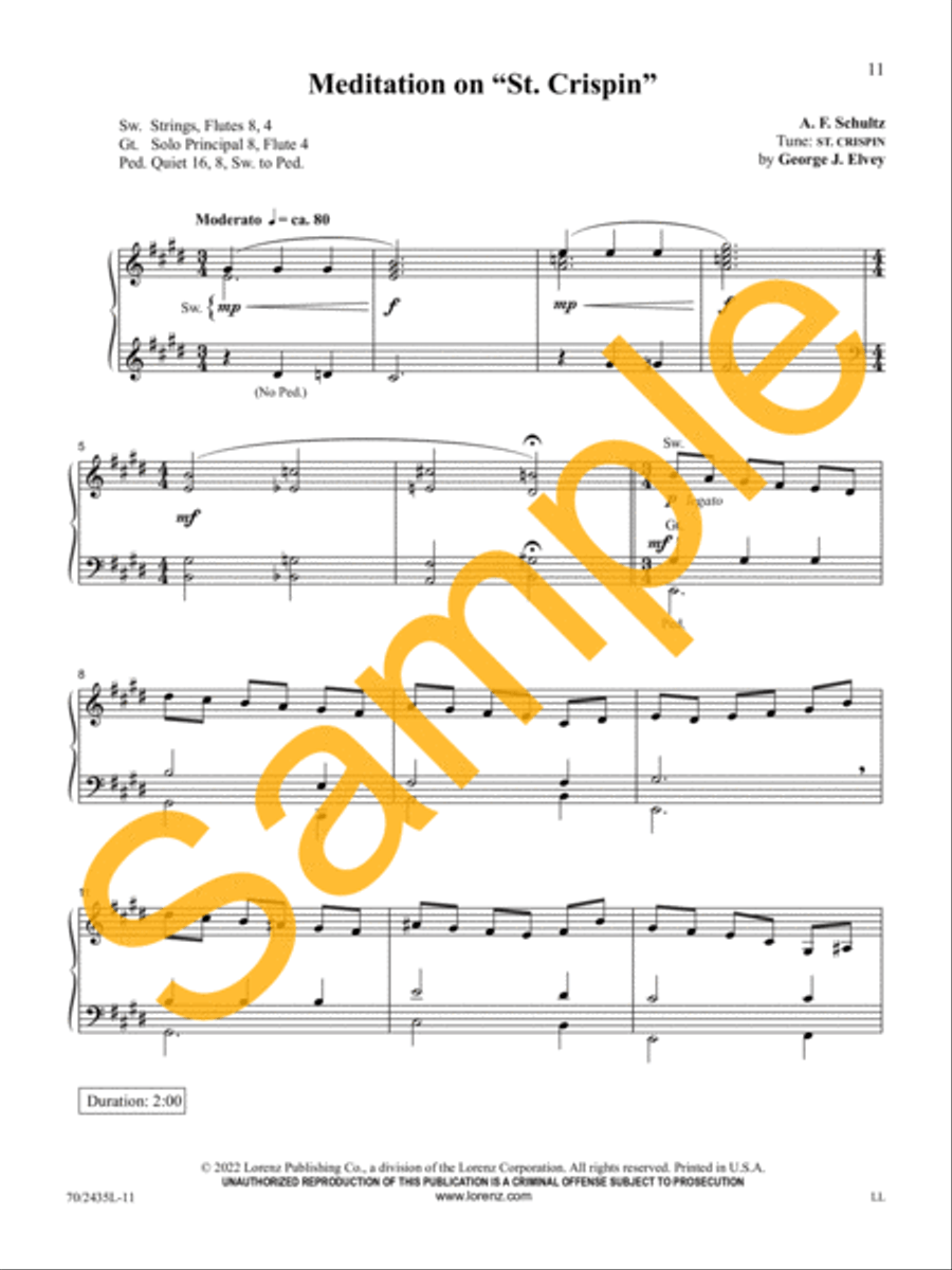 Easy Organ Library, Vol. 74 Organ Solo scores gallery preview page 6