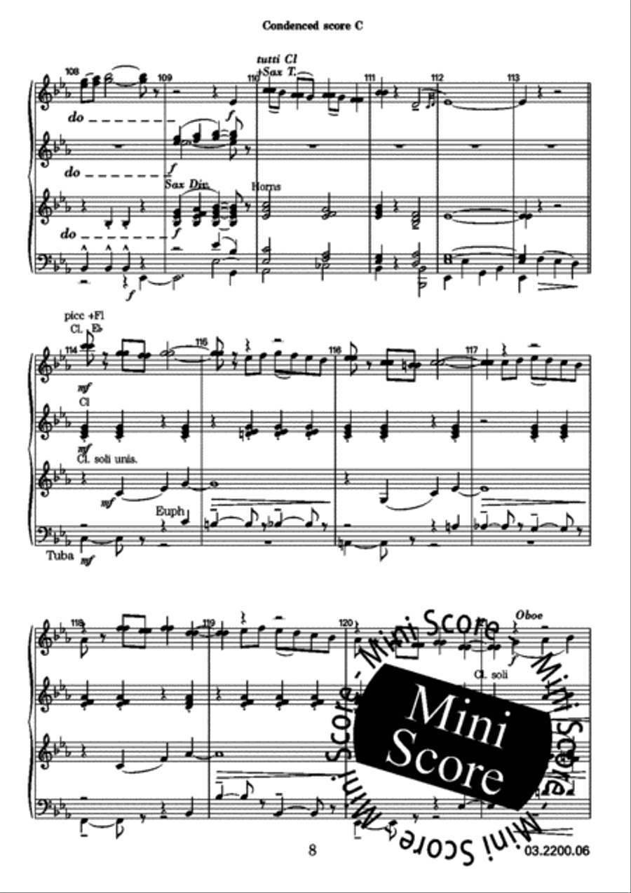 Menuet Pour Maddy Menuet Pour Maddy Fanfare Band scores gallery preview page 37
