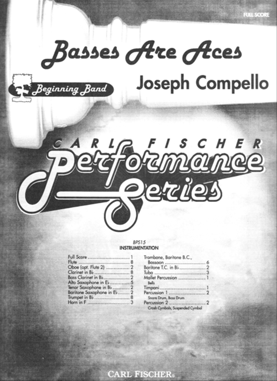 Basses Are Aces Concert Band scores gallery preview page 1