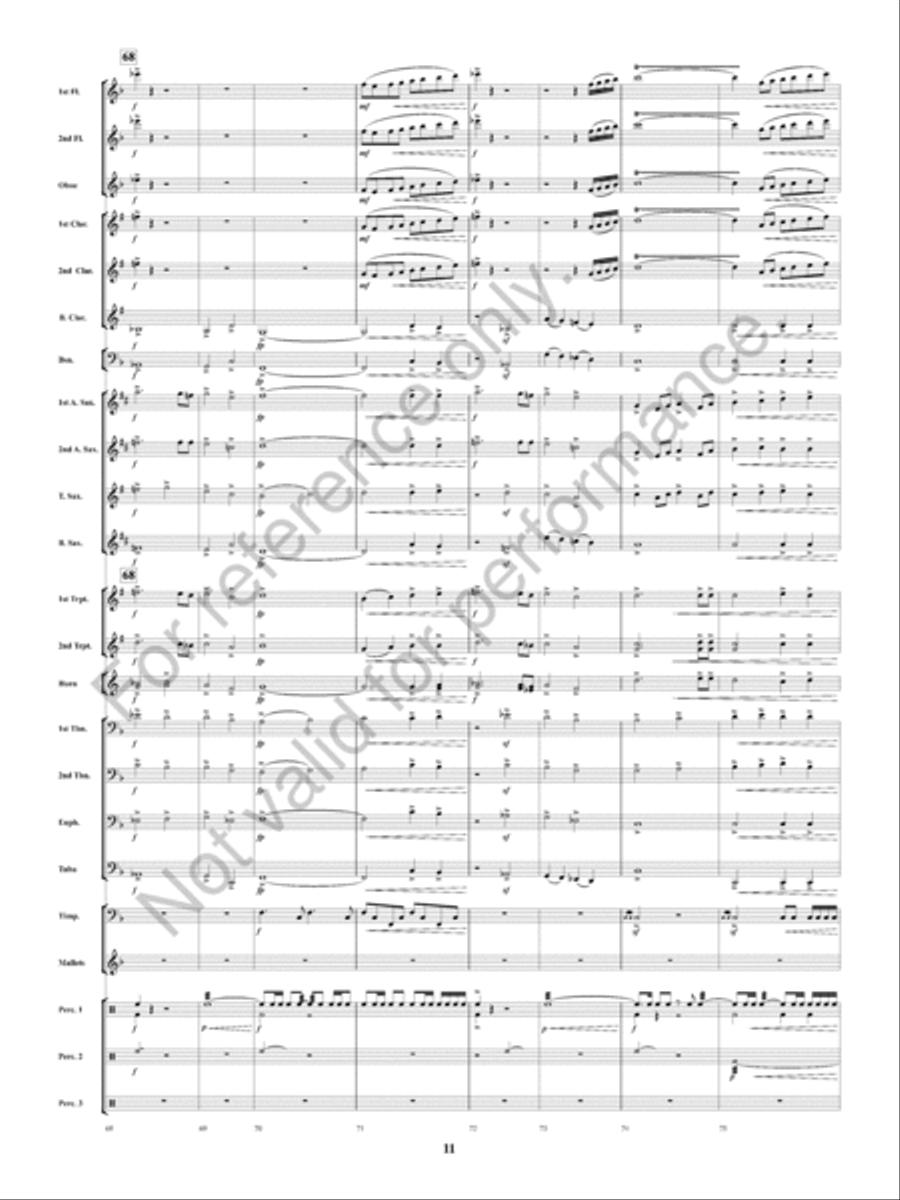Carolina's Majesty Carolina's Majesty Concert Band scores gallery preview page 12