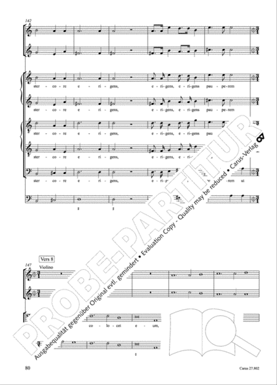 Salmi I (Selva morale e spirituale) Collection / Songbook scores gallery preview page 105