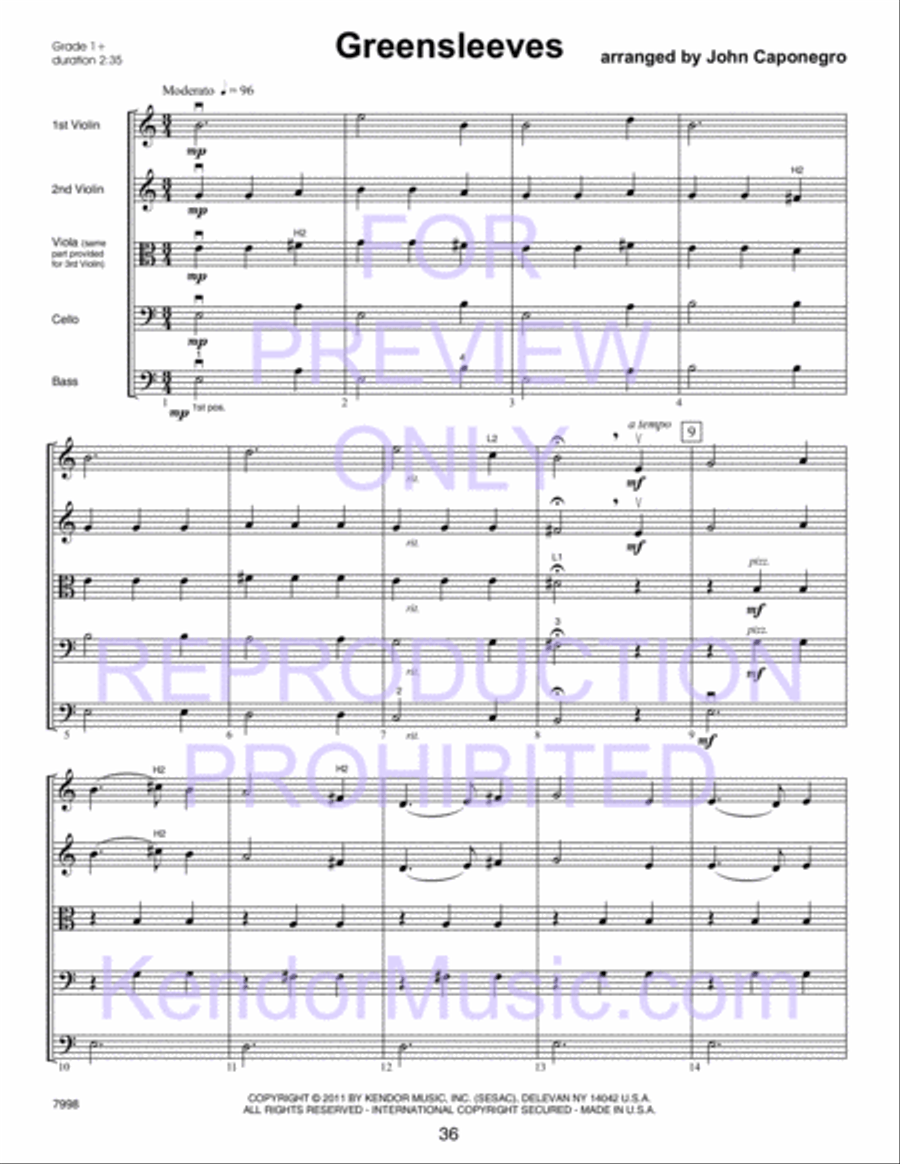 Kendor Concert Favorites, Volume 2 (Score) Score scores gallery preview page 41