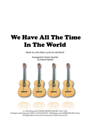 Book cover for We Have All The Time In The World