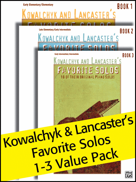 Kowalchyk and Lancaster's Favorite Solos Books 1-3 (Value Pack)