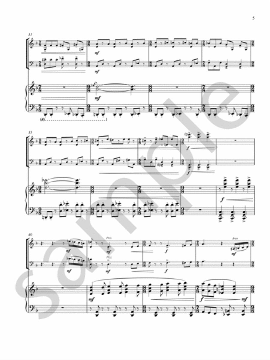 Jubilation Piano Trio scores gallery preview page 5